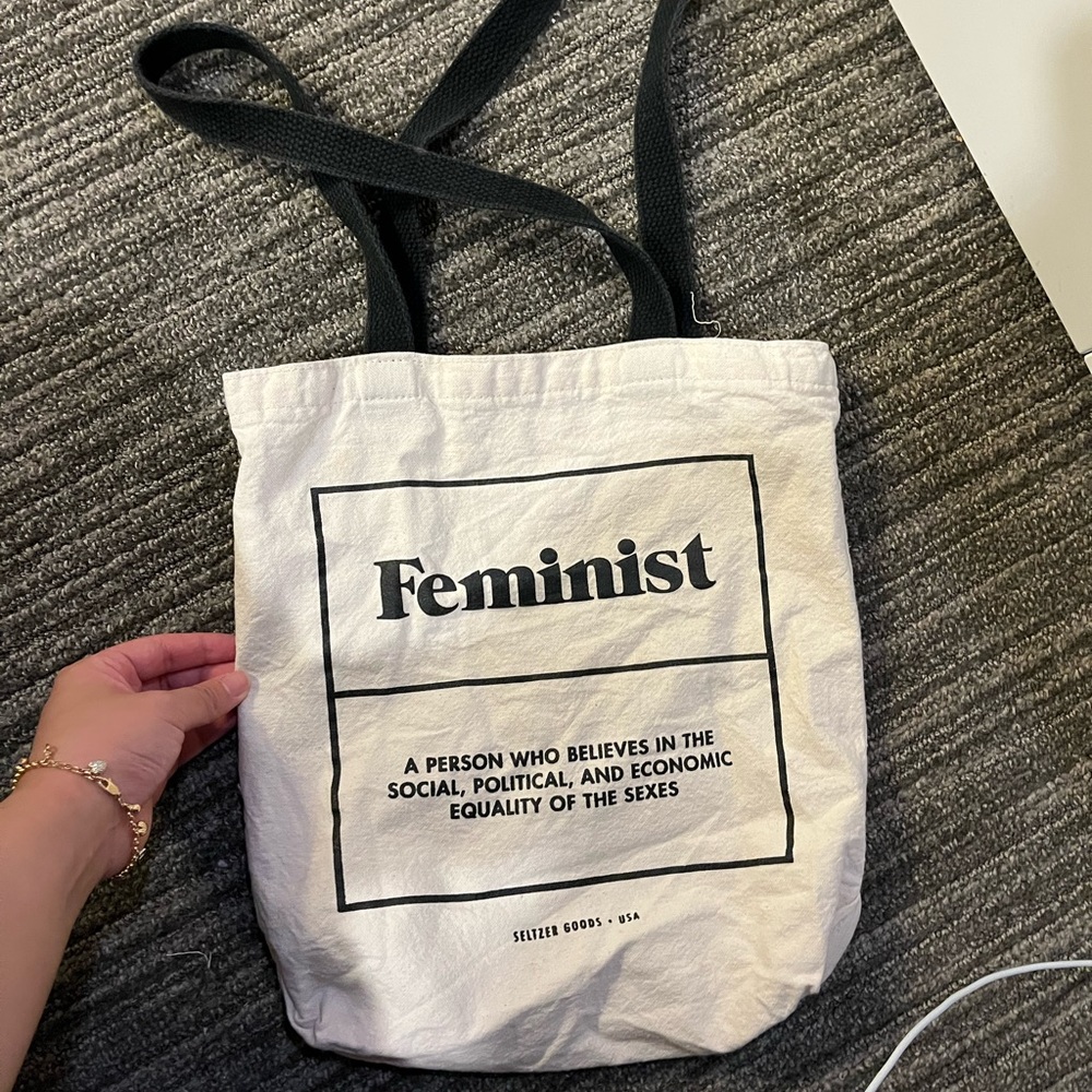 FEMINIST printed tote bag